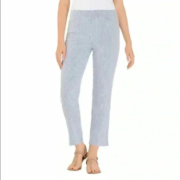 🆕Hilary Radley Seersucker Pull-On Ankle Pan XXL🆕 - Picture 1 of 10